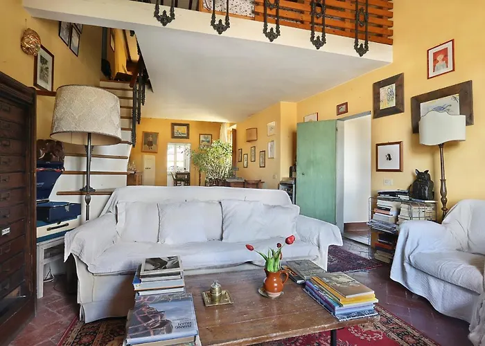 A Postcard View In A Vintage Apartment Florence, Italy